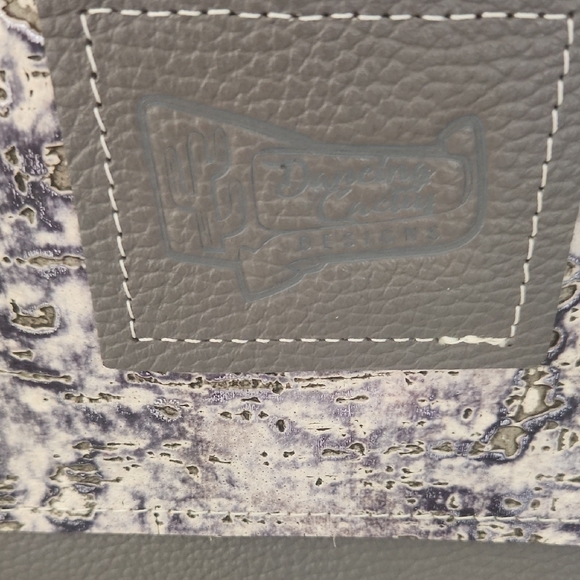 Elegant Black and White Fringe Tote - Picture 3 of 6